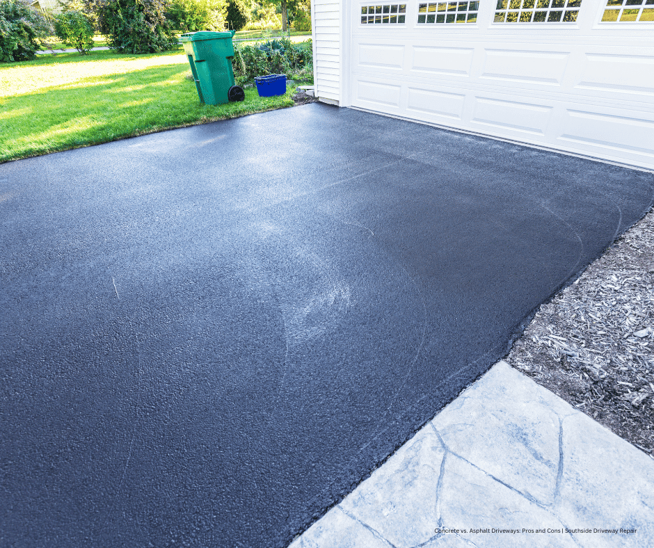 Concrete Vs Asphalt Driveways Pros And Cons Southside Driveway Repair 4980